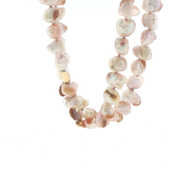 Estate Freshwater Pearl & 14K Yellow Gold Rope Necklace Image 3 Bryan Jewelry Prattville, AL