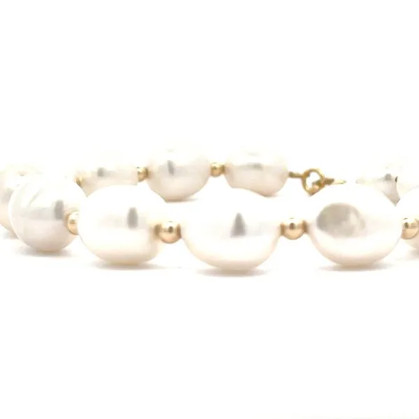 Freshwater & gold bead bracelet Bryan Jewelry Prattville, AL