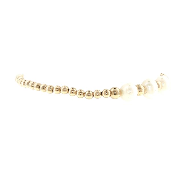 Dee Berkley Pearl & Gold Filled Stretch Bracelet | Bryan Jewelry Image 3 Bryan Jewelry Prattville, AL