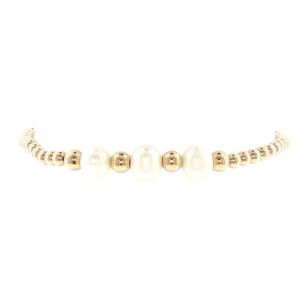 Dee Berkley Pearl & Gold Filled Stretch Bracelet | Bryan Jewelry Bryan Jewelry Prattville, AL
