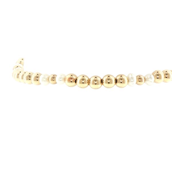 Dee Berkley Pearl & Gold Filled Stretch Bracelet | Bryan Jewelry Image 3 Bryan Jewelry Prattville, AL