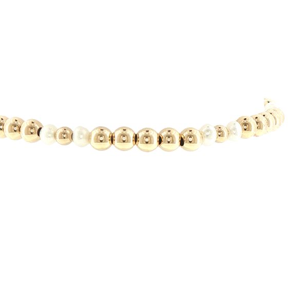 Dee Berkley Pearl & Gold Filled Stretch Bracelet | Bryan Jewelry Image 4 Bryan Jewelry Prattville, AL
