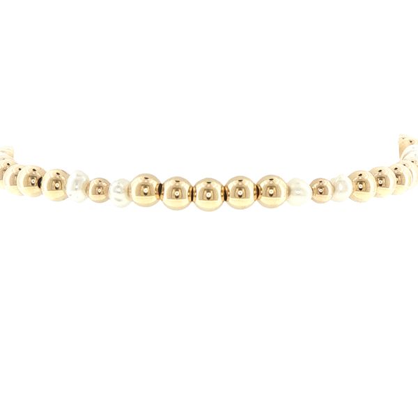 Dee Berkley Pearl & Gold Filled Stretch Bracelet | Bryan Jewelry Bryan Jewelry Prattville, AL