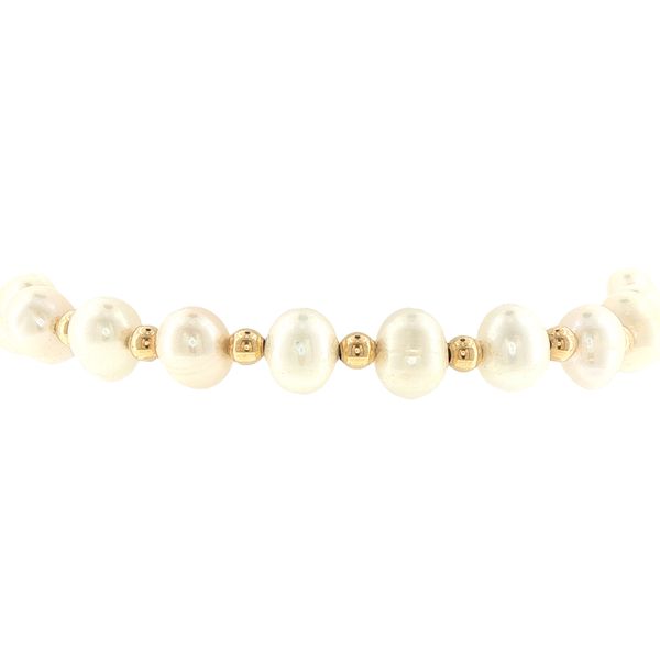 Dee Berkley Pearl & Gold Filled Stretch Bracelet Bryan Jewelry Prattville, AL