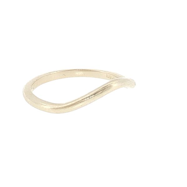 Perfectly Contoured Elegance: 2mm Curved 10K Yellow Gold Band Image 2 Bryan Jewelry Prattville, AL