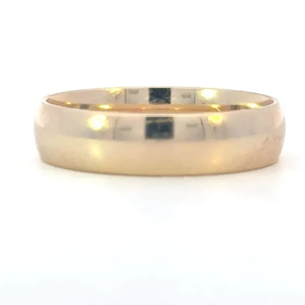 Gents 8mm 14k yellow gold wedding band Bryan Jewelry Prattville, AL