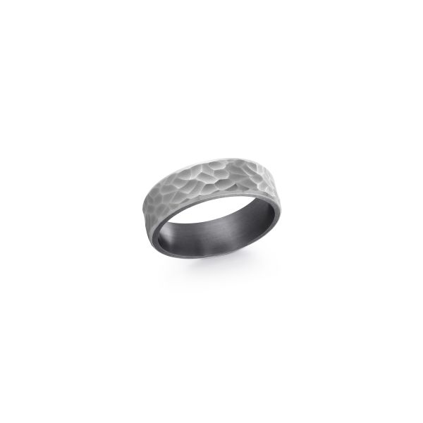 Tantalum Hammered Texture 7mm wedding band Image 3 Bryan Jewelry Prattville, AL
