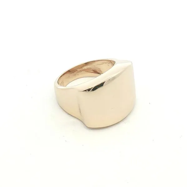 Statement of Strength: Square Top Signet Ring Image 5 Bryan Jewelry Prattville, AL