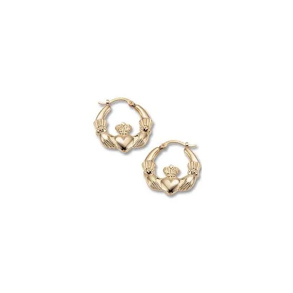 Claddagh Hoop Earrings 14k y Bryan Jewelry Prattville, AL