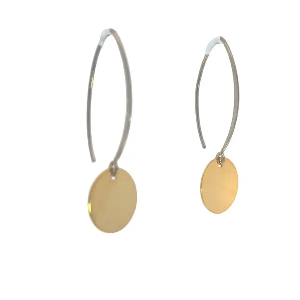 Earth Grace Drop Earring -Engravable Image 2 Bryan Jewelry Prattville, AL