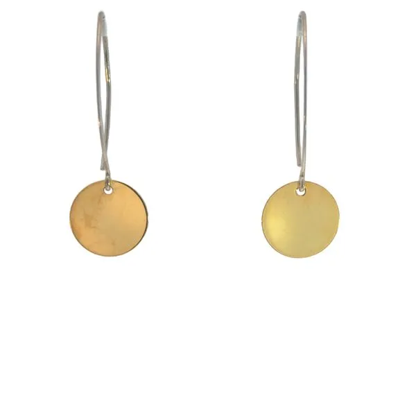 Earth Grace Drop Earring -Engravable Image 3 Bryan Jewelry Prattville, AL
