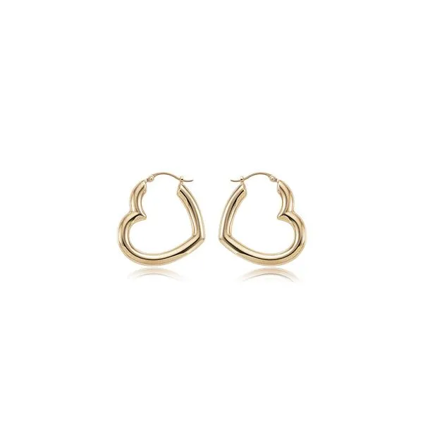 Heart Shaped Hoops Bryan Jewelry Prattville, AL