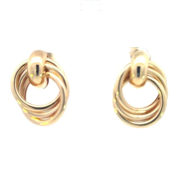 Gold Filled Door Knocker Style Earrings Image 4 Bryan Jewelry Prattville, AL