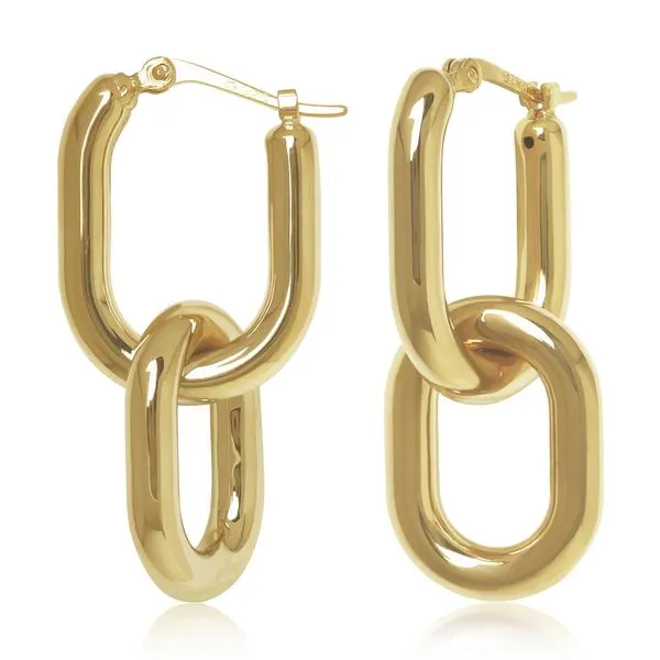14ky Interlocking hoop earrings Bryan Jewelry Prattville, AL