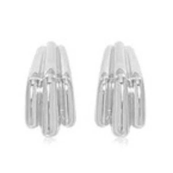 Carla triple diamond shape earrings Image 2 Bryan Jewelry Prattville, AL