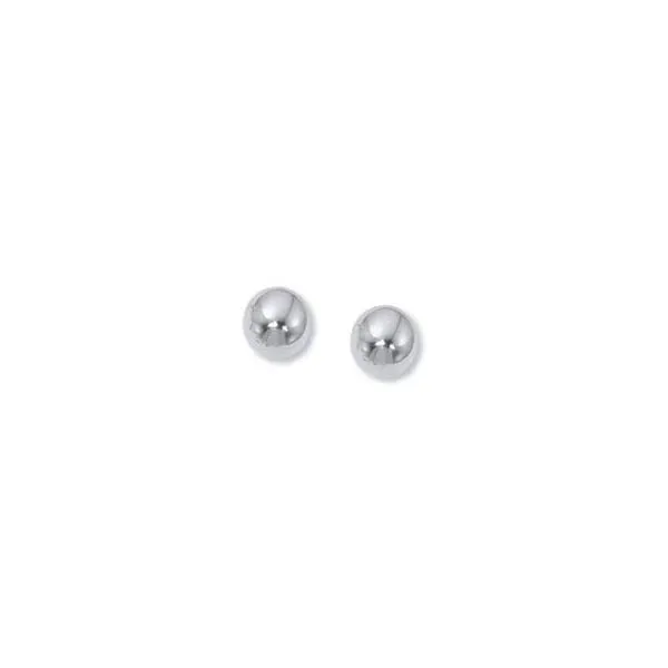 7mm white gold Ball Earrings Bryan Jewelry Prattville, AL