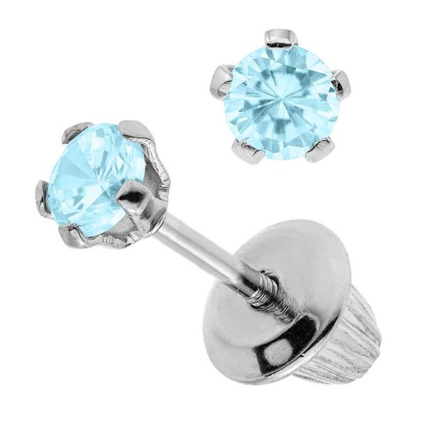 Kiddie Kraft December Birthstone Earrings Image 2 Bryan Jewelry Prattville, AL