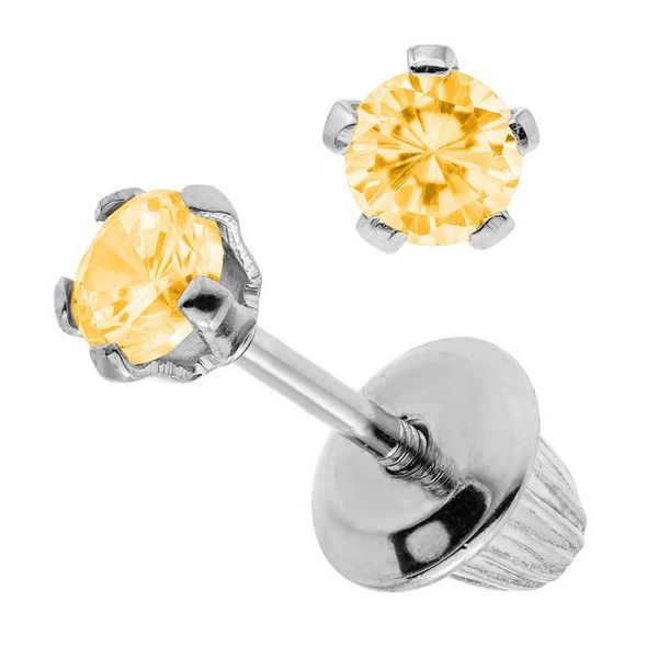 November Birthstone Earrings Image 2 Bryan Jewelry Prattville, AL