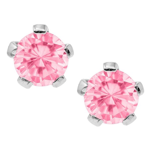 Infant Kiddie Kraft October Birthstone Earrings/ Silver Bryan Jewelry Prattville, AL