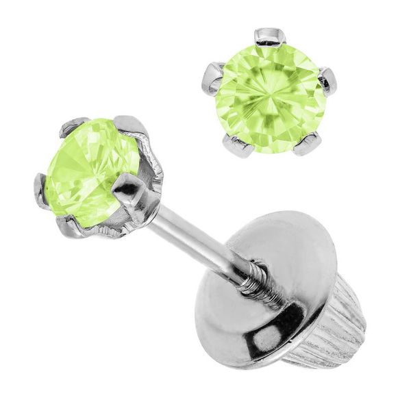 August Birthstone Earrings Image 2 Bryan Jewelry Prattville, AL