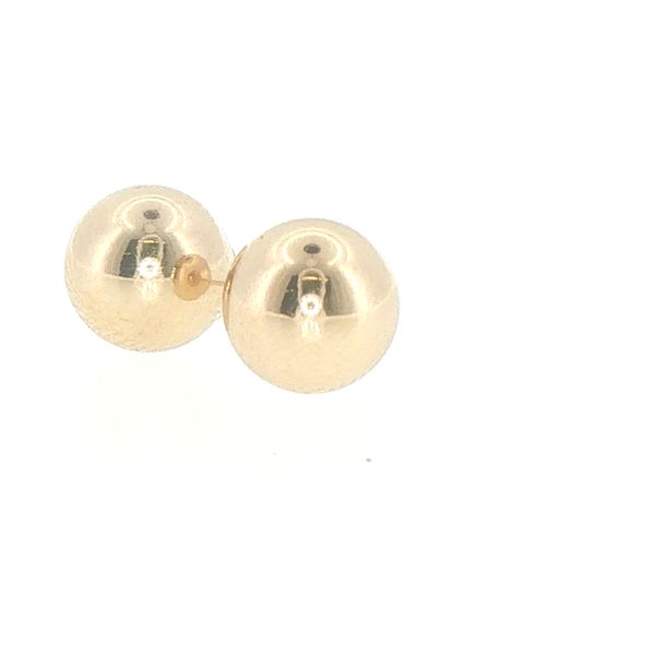 8mm Gold Filled Ball Earrings Image 3 Bryan Jewelry Prattville, AL