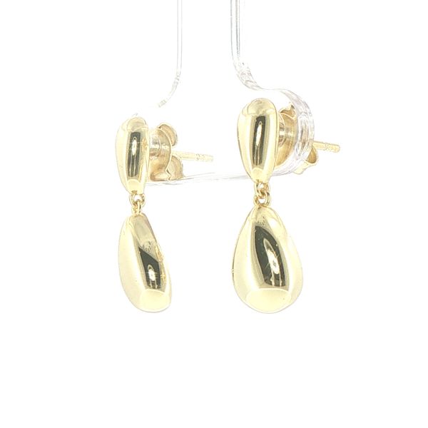 Gold plate Sterling Silver Drop Earrings Image 3 Bryan Jewelry Prattville, AL