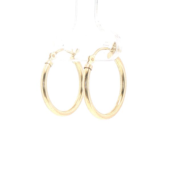 Gold Filled Hoop Earring 1.5mm x 19mm Image 3 Bryan Jewelry Prattville, AL