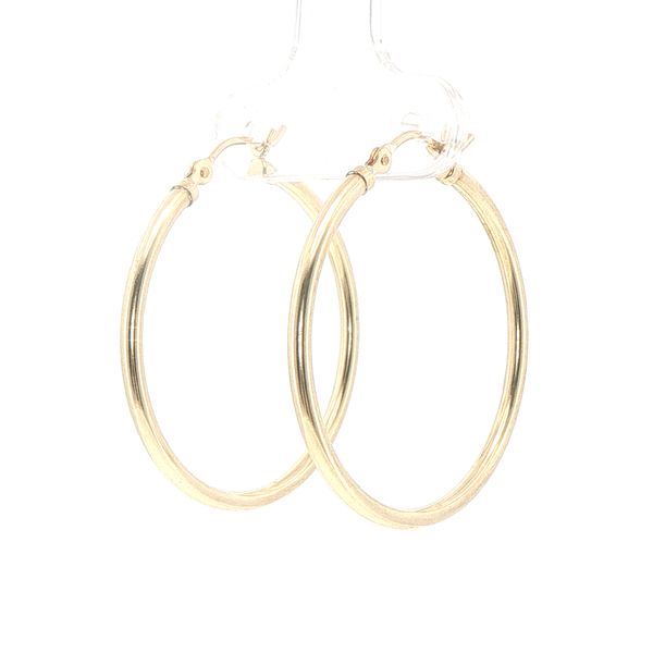 Gold Filled Hoop Earring 1.5mm x 27mm Image 3 Bryan Jewelry Prattville, AL