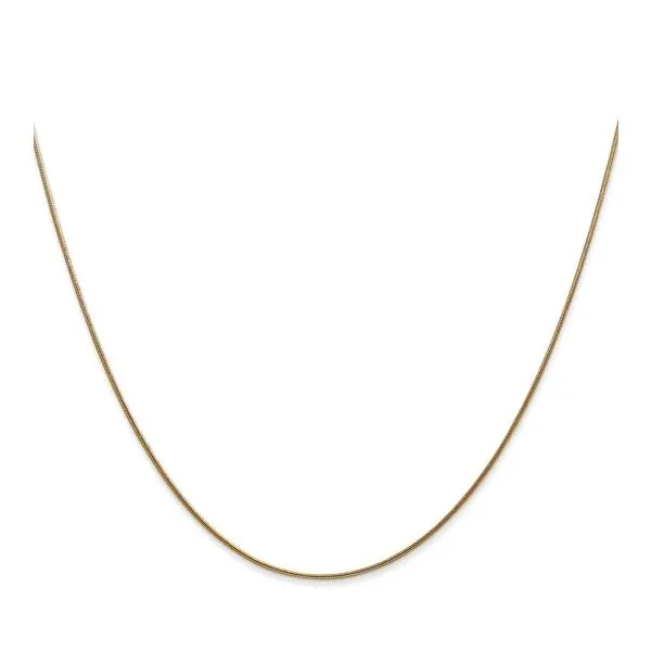 14k .8mm Round Snake Chain Image 2 Bryan Jewelry Prattville, AL