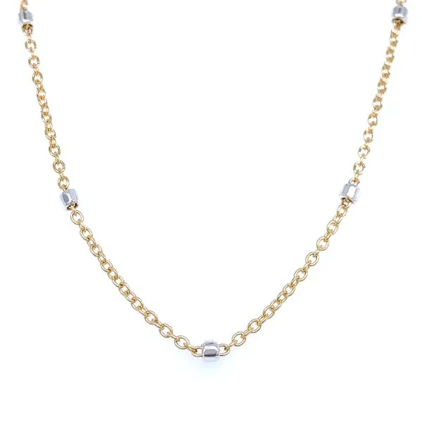Gold with Silver Sparkle Chain - 16 inches Bryan Jewelry Prattville, AL