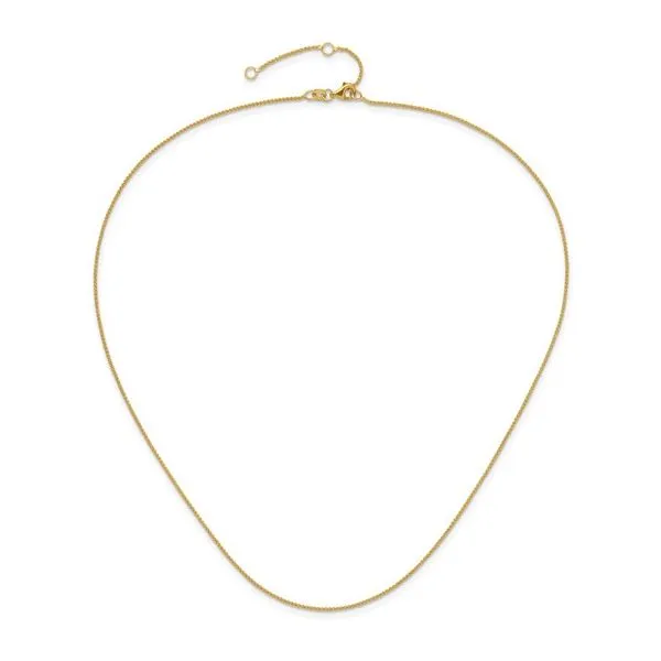 Adjustable Ladies Yellow Gold Spiga Chain / 14 Kt Y Image 2 Bryan Jewelry Prattville, AL