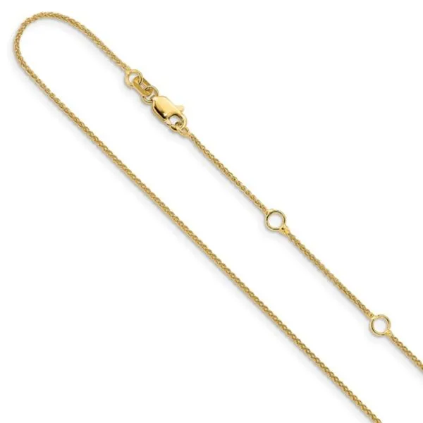 Adjustable Ladies Yellow Gold Spiga Chain / 14 Kt Y Bryan Jewelry Prattville, AL