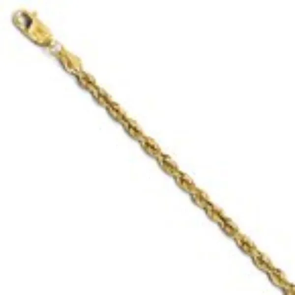 14k 3mm Diamond-Cut Rope Chain Bryan Jewelry Prattville, AL