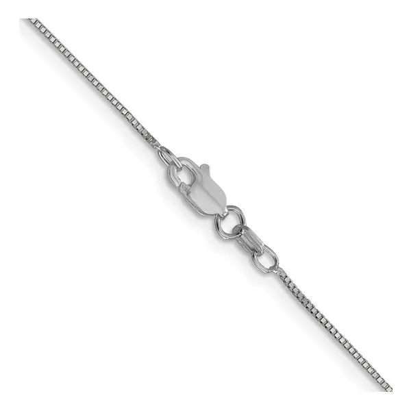 14k .7mm Box Chain with Lobster Clasp in 16 inch length Image 3 Bryan Jewelry Prattville, AL