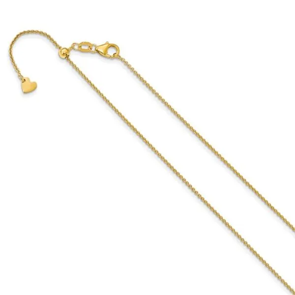 Adjustable 1.1mm Round Cable Chain-14ky Bryan Jewelry Prattville, AL