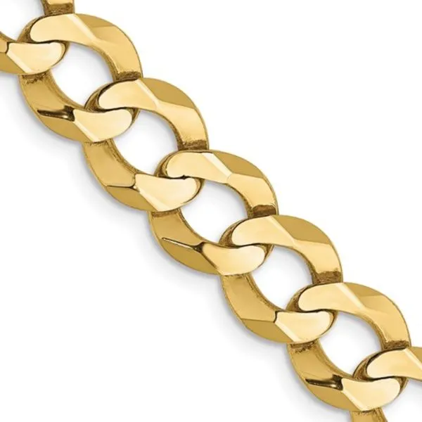 Flat Cuban Chain-10ky Bryan Jewelry Prattville, AL