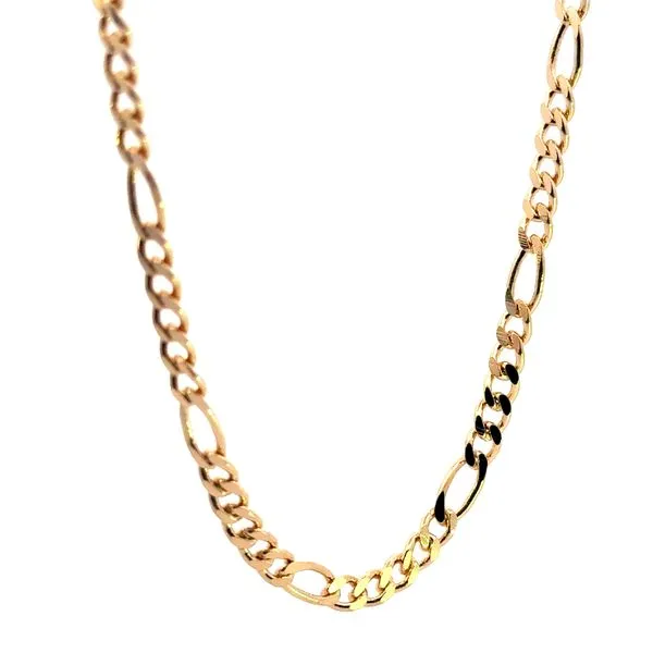 Gold Filled 4mm Figaro Chain 18inch Image 2 Bryan Jewelry Prattville, AL