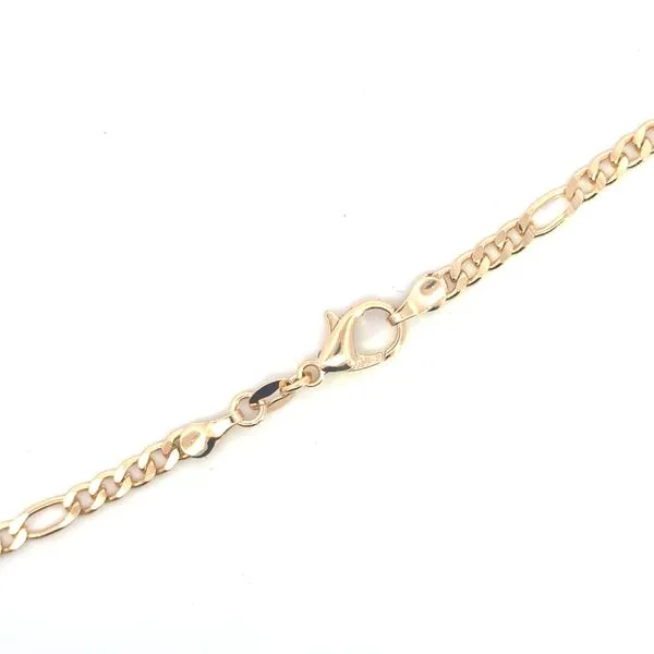 Gold Filled 4mm Figaro Chain 18inch Image 4 Bryan Jewelry Prattville, AL