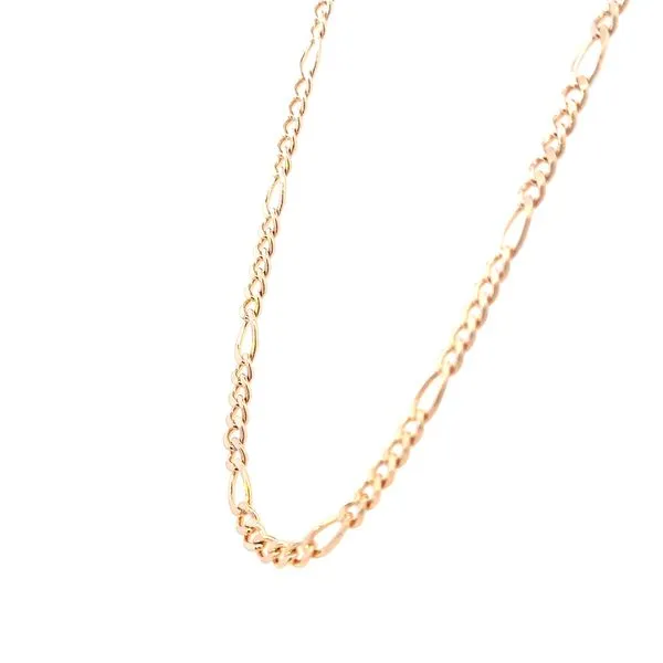 Figaro Link Chain in Gold Filled-20 inch Image 2 Bryan Jewelry Prattville, AL