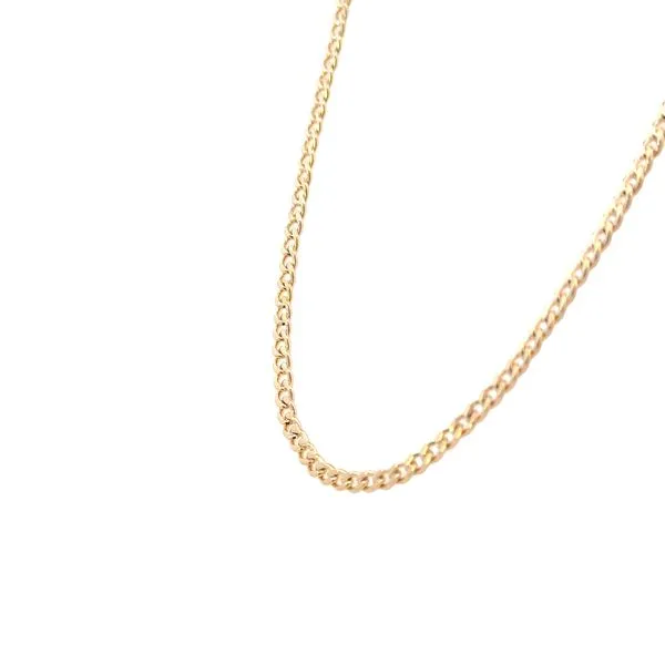 Gold Filled Curb Chain-18 inches Image 2 Bryan Jewelry Prattville, AL