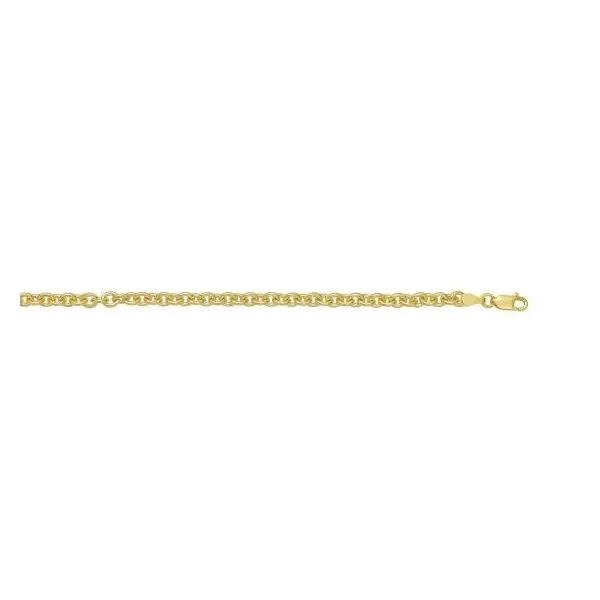 Gold over Silver 4.7mm Rolo Chain Image 2 Bryan Jewelry Prattville, AL