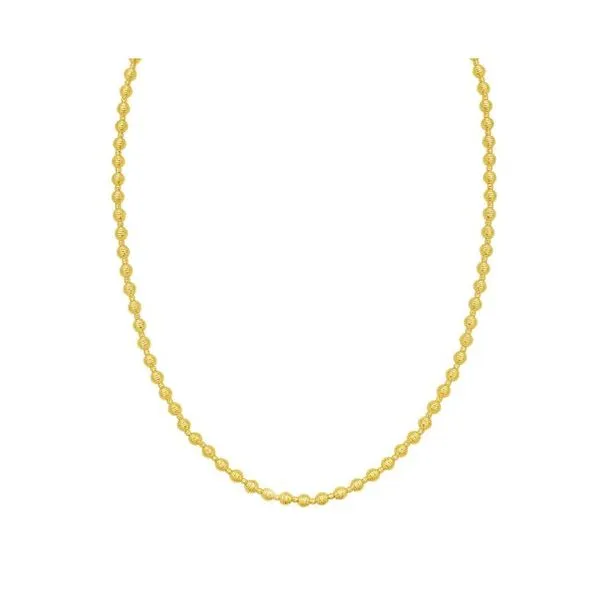 Disco Diamond cut bead necklace Bryan Jewelry Prattville, AL