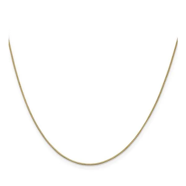 14ky .7mm Box chain with Lobster clasp Image 2 Bryan Jewelry Prattville, AL