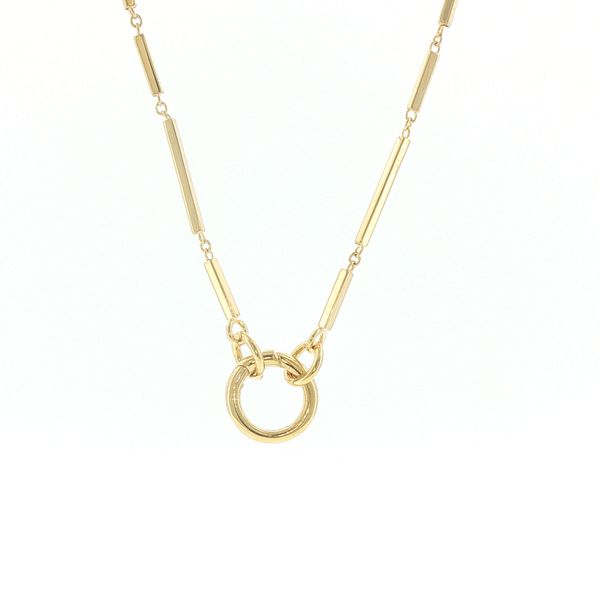 Golden Circle Pendant Holder Necklace Bryan Jewelry Prattville, AL