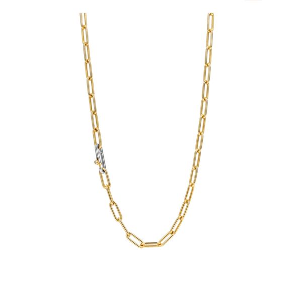 Modern Links – Ti Sento Milano Two-Tone Paperclip Necklace Bryan Jewelry Prattville, AL
