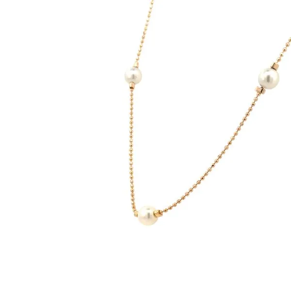 Pearl Bead station to station adjustable from 16-18 inches Image 2 Bryan Jewelry Prattville, AL