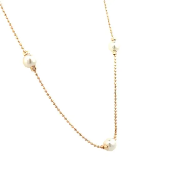 Pearl Bead station to station adjustable from 16-18 inches Image 3 Bryan Jewelry Prattville, AL