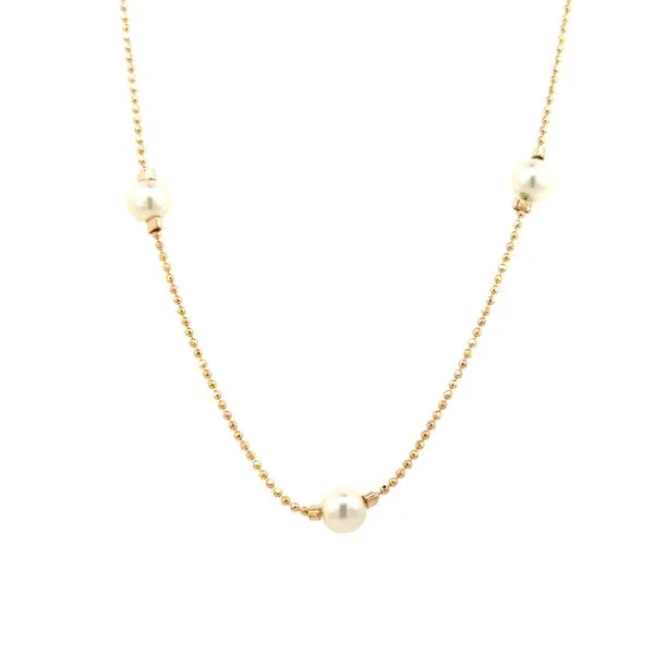 Pearl Bead station to station adjustable from 16-18 inches Bryan Jewelry Prattville, AL