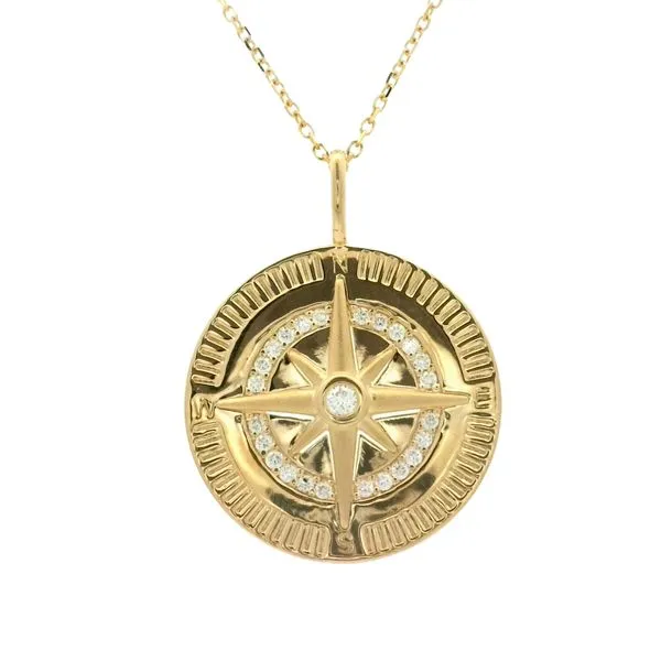 Diamond Compass Pendant Bryan Jewelry Prattville, AL