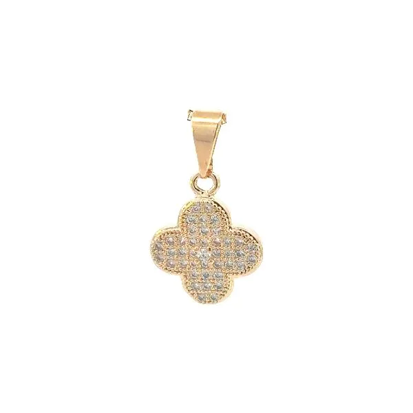 Clover/Quatrafoil Shaped Gold Filled Pendant Charm Bryan Jewelry Prattville, AL